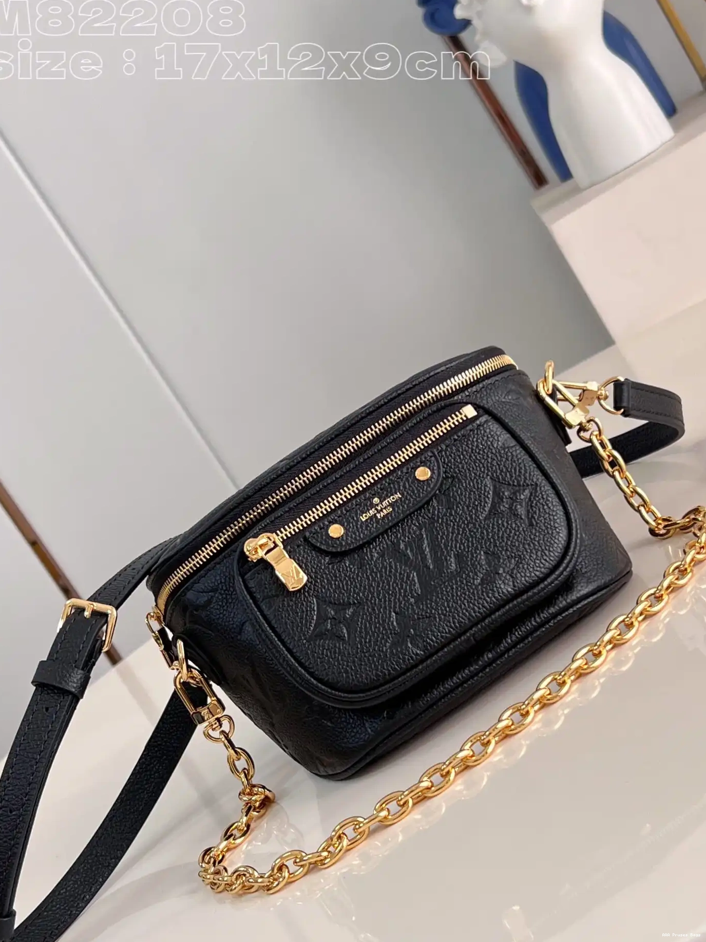 AAA Pruses Bags VUITTON MINI BUMBAG-17-12-9.5CM LOUIS 0613
